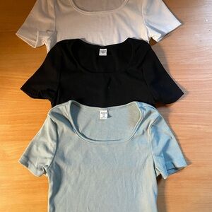 3 SHEIN girls crop tops
